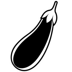 Vegetable food icon on white background.