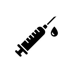 Drop on Syringe Tip for Medical Injection and Healthcare Procedures