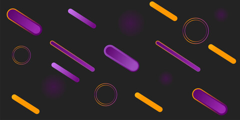 purple and yellow 3d background