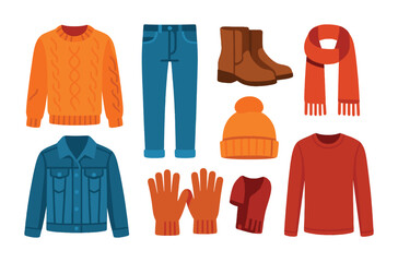 Health monitoring flat icons set – medical, wearable, and analysis tools