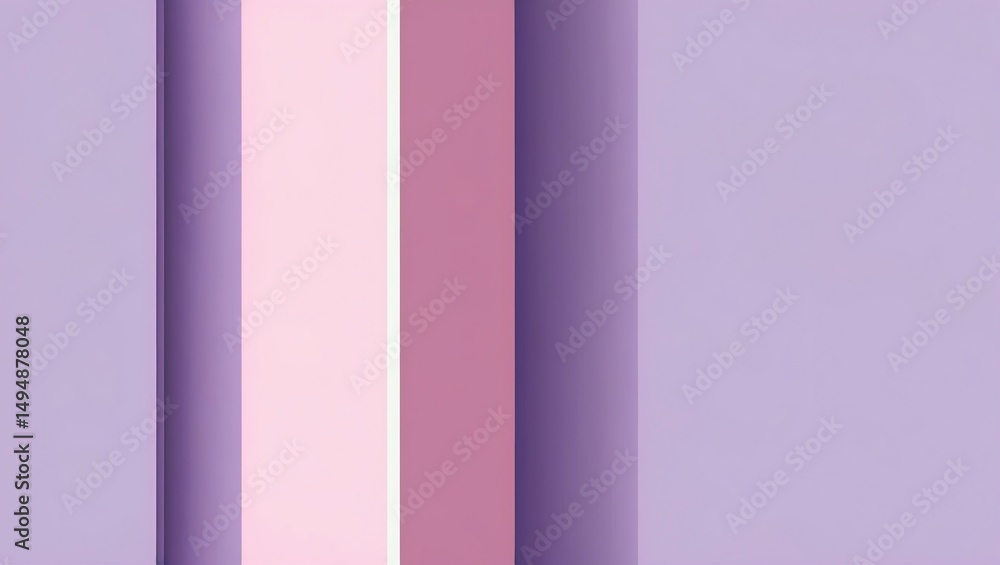 Aufkleber abstract pastel color block background with vertical stripes design
