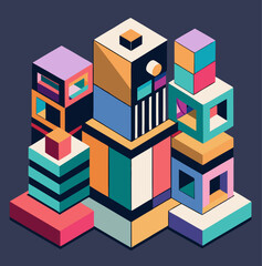 abstract cube background