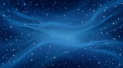 Fototapeta premium Dreamy Starlit Background With Sparkling Stars And Swirling Blue Hues