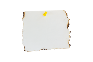 Note paper isolated on white background, blank surface for writing text.