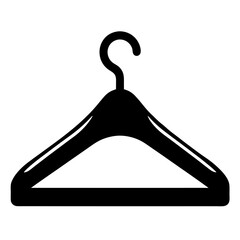 Elegant Black Clothes Hanger Design for Wardrobe and Closet Organization