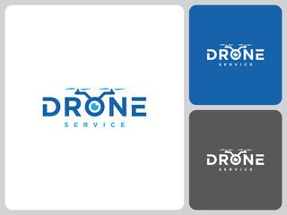 Fototapeta premium drone logo vector