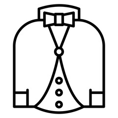 Wedding Men Suit Icon