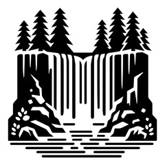 Waterfall icon