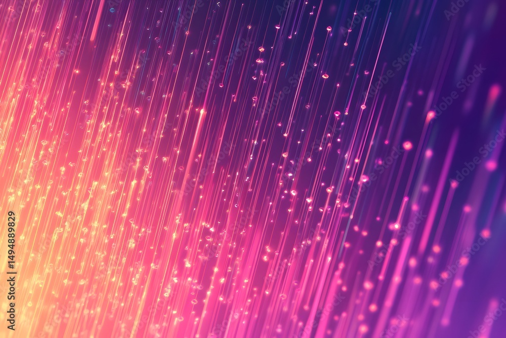 Poster an abstract display of vibrant, dynamic light trails in a colorful, artistic composition