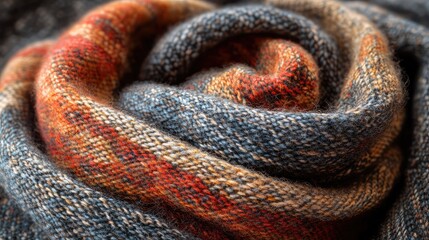 Close-up view of a textured, intricately woven textile.