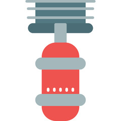 Punching Ball Icon Vector Element