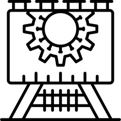 Canvas Icon Vector Element