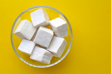 Soy tofu cubes, Tofu soy bean curd