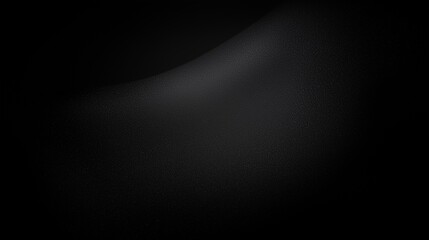 Subtle Texture: An Abstract Black Background with Gentle Curves and Grain