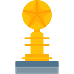 Trophy Icon Vector Element