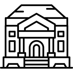 Mansion Icon Vector Element