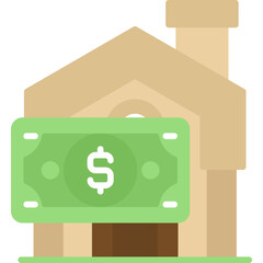 Mortgage Icon Vector Element