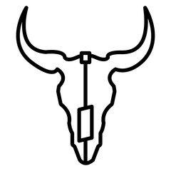 Bull Skull Icon