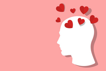 romance. love. falling in love. vector