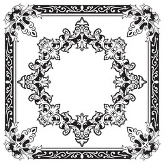 Premium Ornamental Frames Outlines with Modern Flair