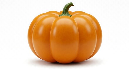 Obraz premium Single orange pumpkin