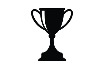 Trophy cup Silhouette Vector bundle  illustration, Winner trophy cup  silhouette