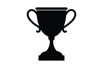 Trophy cup Silhouette Vector bundle  illustration, Winner trophy cup  silhouette