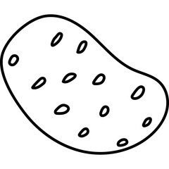 Vegetable Line Icon
