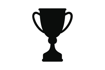 Trophy cup Silhouette Vector bundle  illustration, Winner trophy cup  silhouette