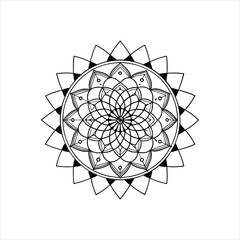 Fototapeta premium Abstract geometric sphere pattern illustration with interconnected light and circle elements