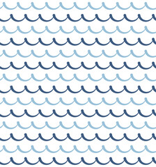 Seamless abstract vector pattern in the form of waves.; Geometric and modern vintage background.