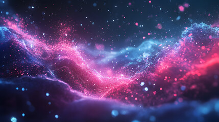 Fototapeta premium Wave Particle Effects