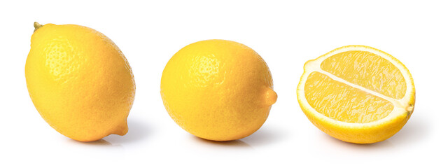 lemon isolated on white background
