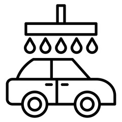 Car Wash Vector Icon