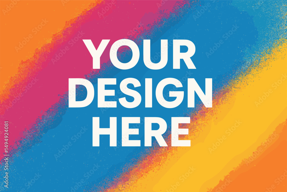 Poster colorful abstract background for custom design and creative projects
