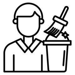 Cleaning Service Vector Icon