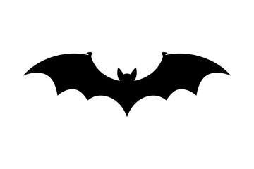 Bat silhouette vector halloween spooky animal art