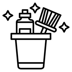 Cleaning Vector Icon
