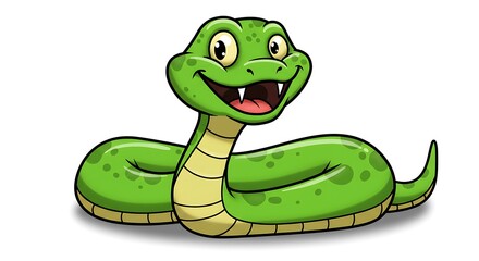 Cartoon snake image