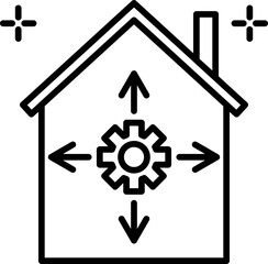 Space Utilization Vector Icon