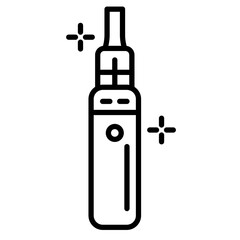 Electronic Cigarette Vector Icon