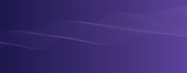 abstract blue background with lines, Thin line wavy abstract vector background. Curve wave seamless pattern design . Vector digital art banner