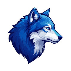 Naklejka premium siberian husky dog