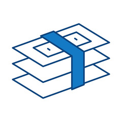 Money Blue Line Icon. Funding, Economy, Investment, Payment, Banking, Money, Investor Icons. Editable Stroke Vector Illustration