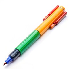 red and green pens