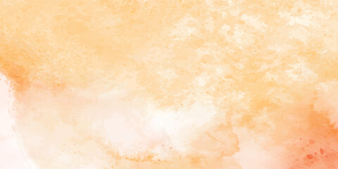 Modern Yellow-Orange Aquarelle Texture Background – Colorful Handmade Abstract Wash for Creative Branding and Background Art.  Seamless Design with Bold Brush Strokes and Vibrant Gradient Layers