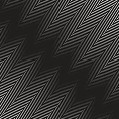 Zig zag black and white seamless pattern