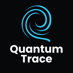 Abstract Tech Swirl Logo Quantum Inspired Modern Branding Design