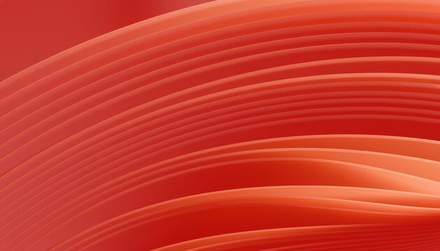 Abstract red lines and curves create a dynamic and flowing background pattern. Blender illustration