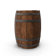 Fototapeta premium Barrel isolated on transparent background